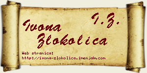 Ivona Zlokolica vizit kartica